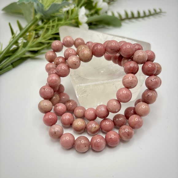 Pink Rhodonite Bracelet - Picture 1 of 2